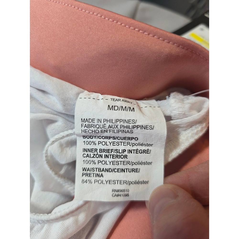 NEW Under Armour HeatGear Fly By 2.0 Running Shorts Womens Medium Mauve Pink/B54 - Picture 8 of 8